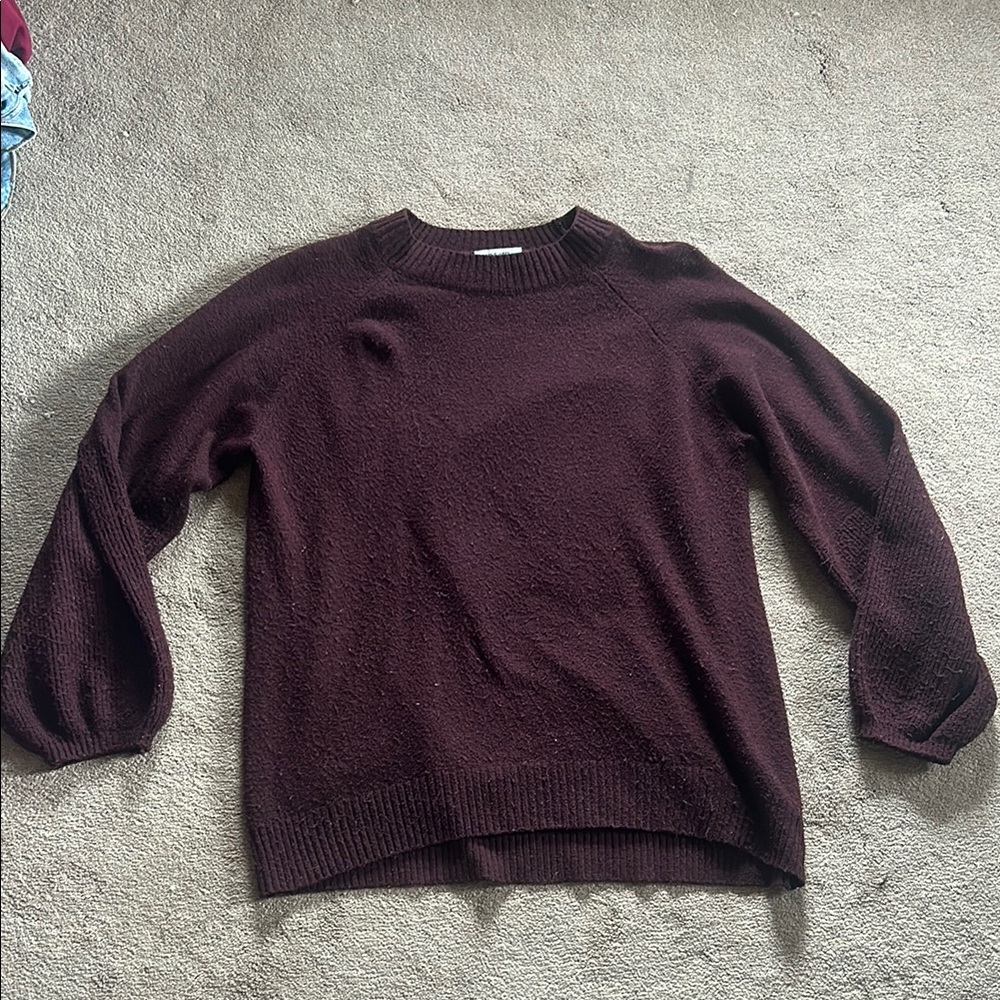 Women's Burgundy Sweater